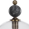 Mendota 1 Light Glass Pendant, by Uttermost, 13.75" width x 19" height x 13.75" diameter x 13.75" depth thumbnail 5