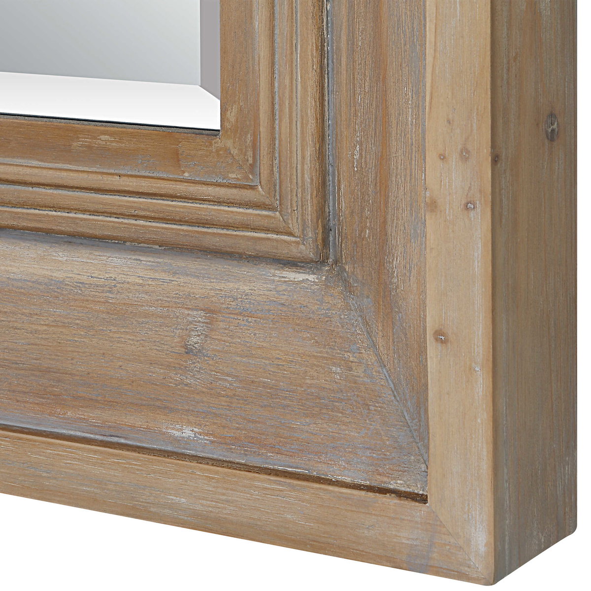 Missoula Large Natural Wood Mirror, by Uttermost, 32" width x 70" height x 2.62" depth View 6