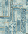 Moonbeams Indigo Wallpaper, by York Wall, 24' length x 3' width x 0.02" depth thumbnail