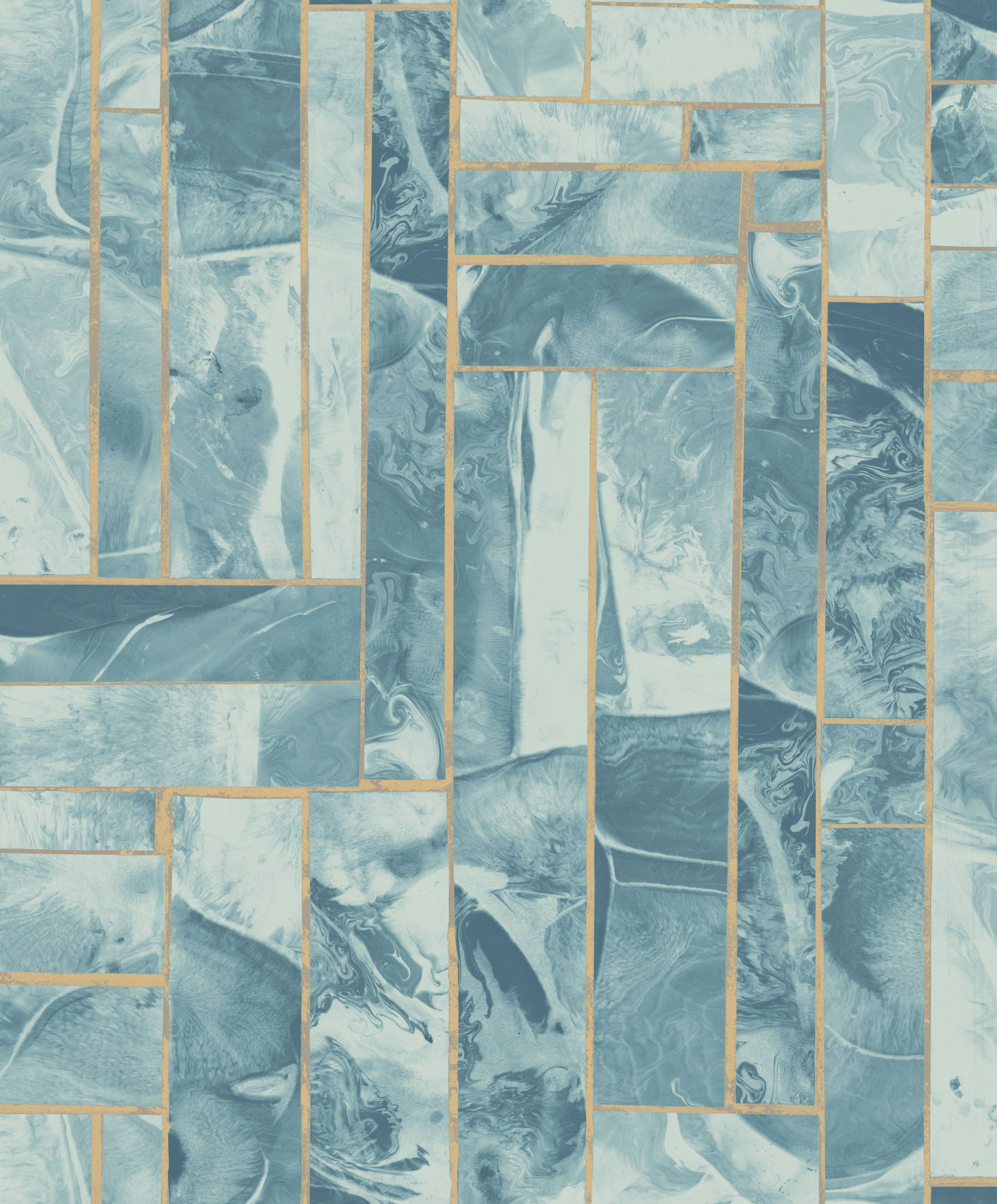 Moonbeams Indigo Wallpaper Moonbeams Indigo Wallpaper large image