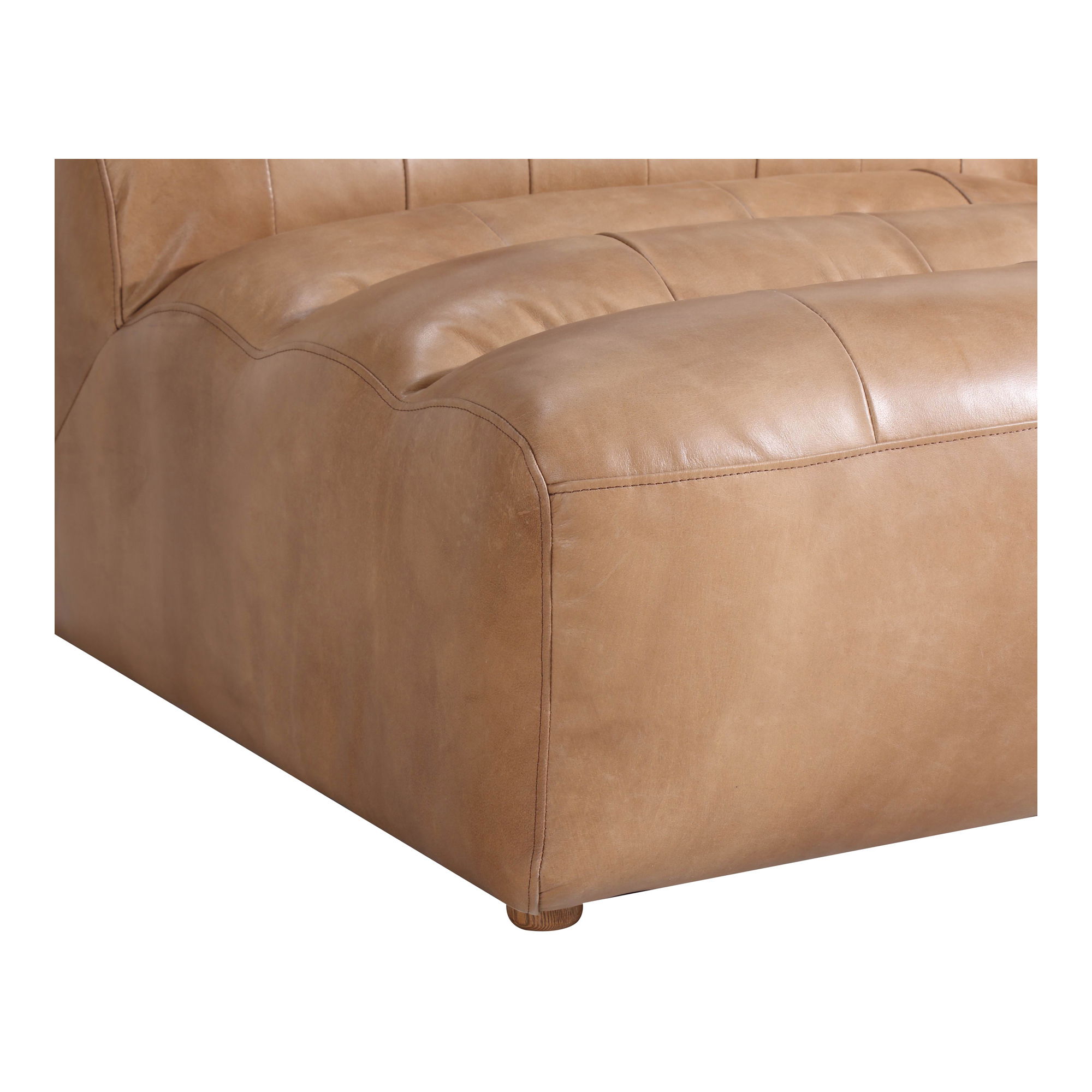 Ramsay Leather Slipper Chair Tan large image 