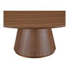Otago Coffee Table Walnut Brown, by Moe's Home, 38" width x 15" height x 38" depth thumbnail 4
