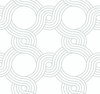 The Twist Grey Wallpaper, by York Wall, 27' length x 2'3" width x 0.02" depth thumbnail 1