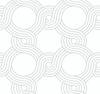 The Twist Grey Wallpaper, by York Wall, 27' length x 2'3" width x 0.02" depth thumbnail