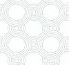 The Twist Grey Wallpaper, by York Wall, 27' length x 2'3" width x 0.02" depth thumbnail