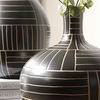 Graphite Stride Geometric Vases Set/2, Decorative by Uttermost, 7.75" width x 13.5" height x 7.75" depth thumbnail 4