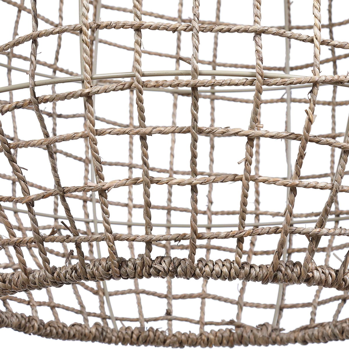 Cross Weave 1 Light Pendant, by Uttermost, 24" width x 29.5" height x 24" diameter x 24" depth View 3