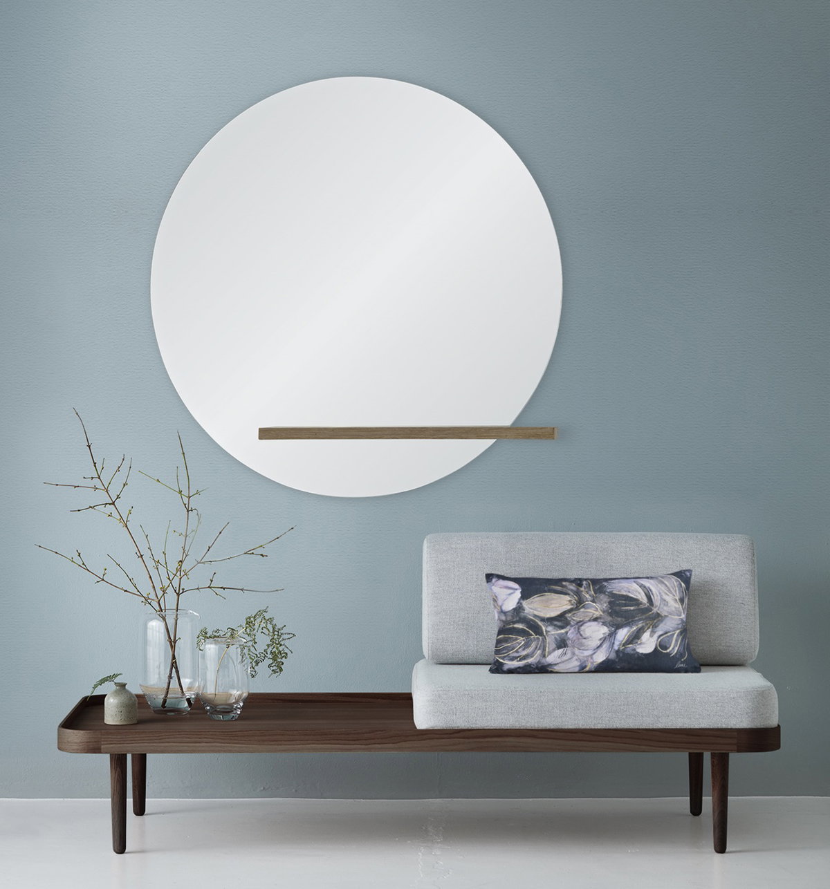 Bassett Wall Mirror, by Renwil, 36" height x 3.5" depth View 5