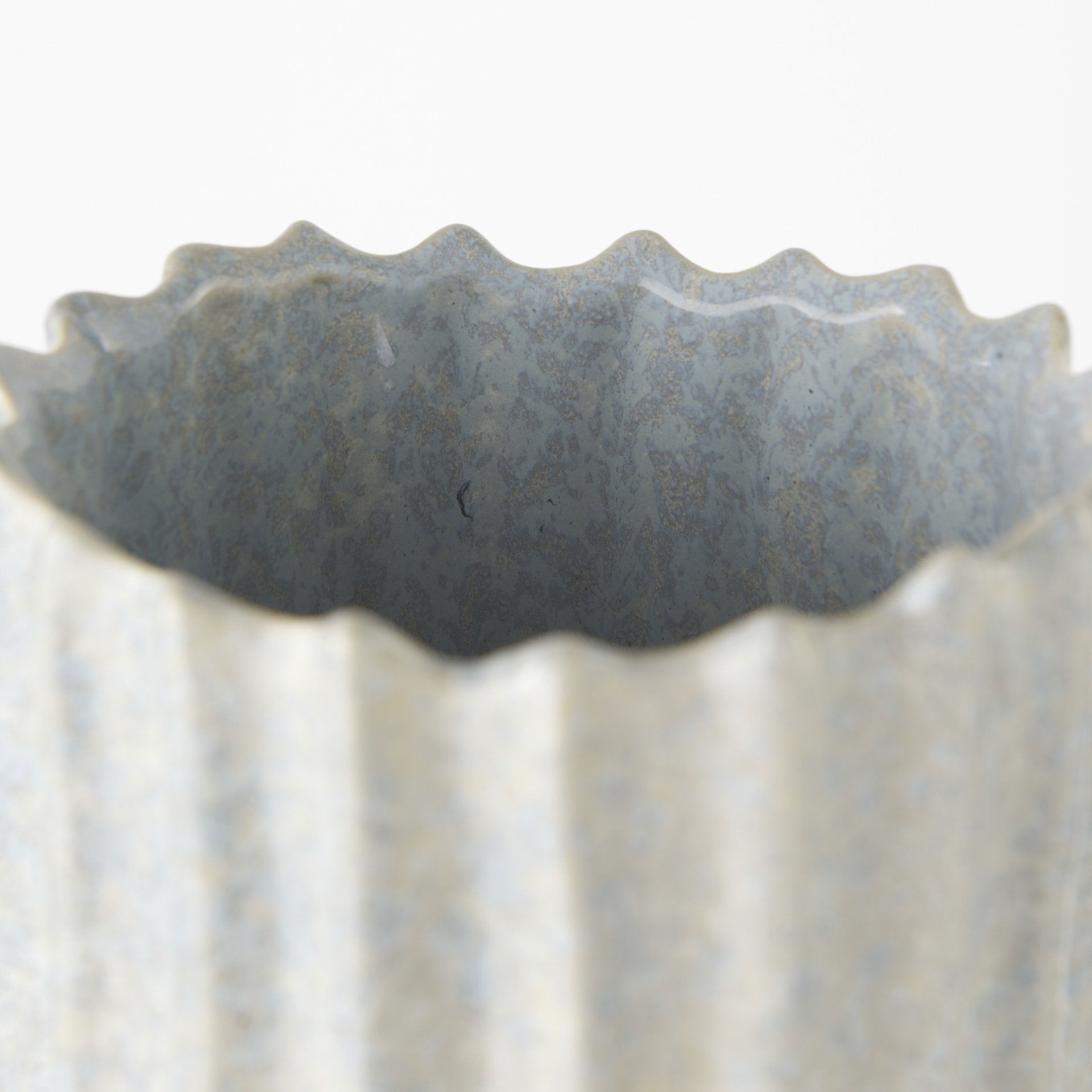 Cardon 23.0H Gray Ceramic Vase large image 
