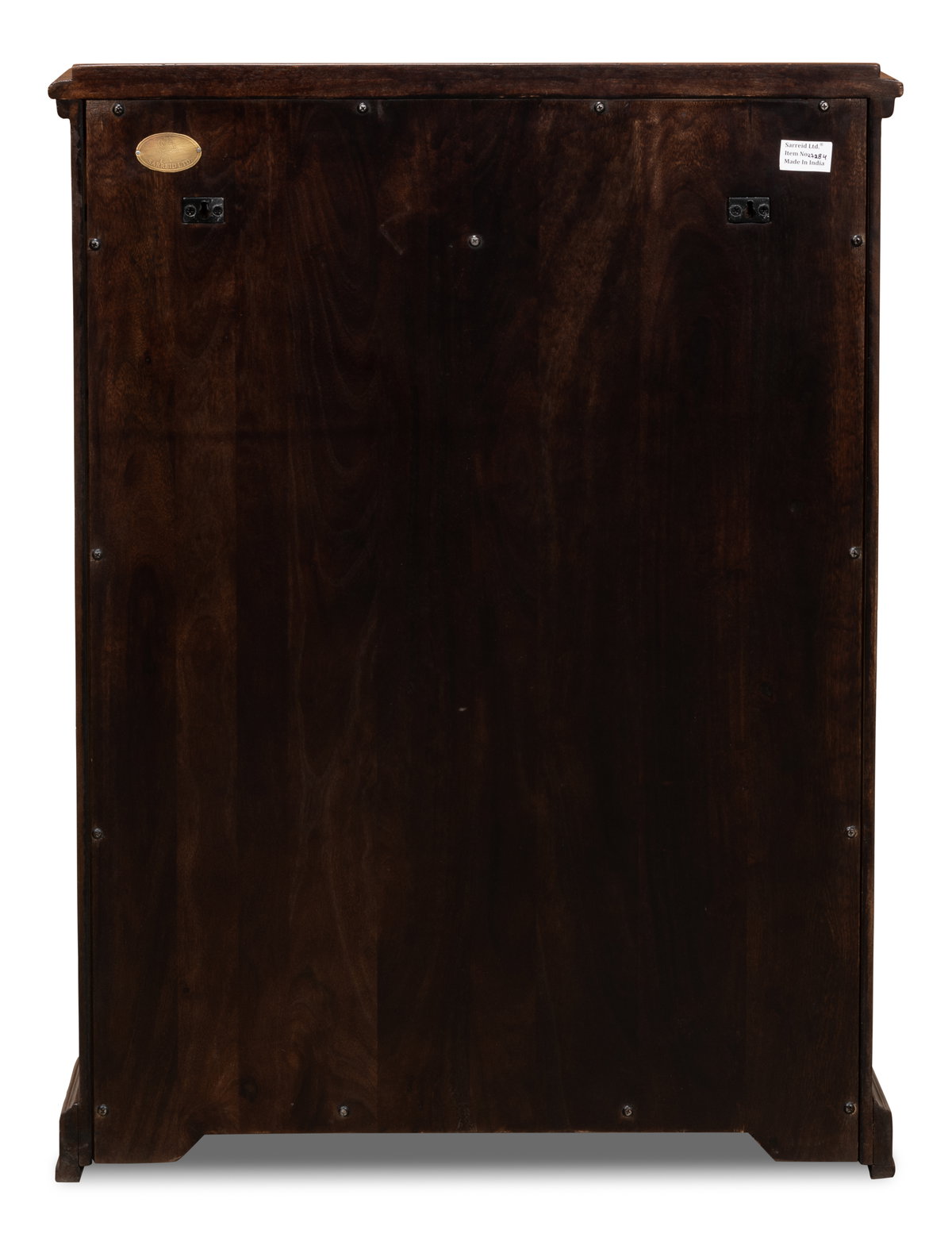 Austrian Hall Cabinet  Walnut, by Sarreid, 7" length x 2'2" width x 2'11" height View 3