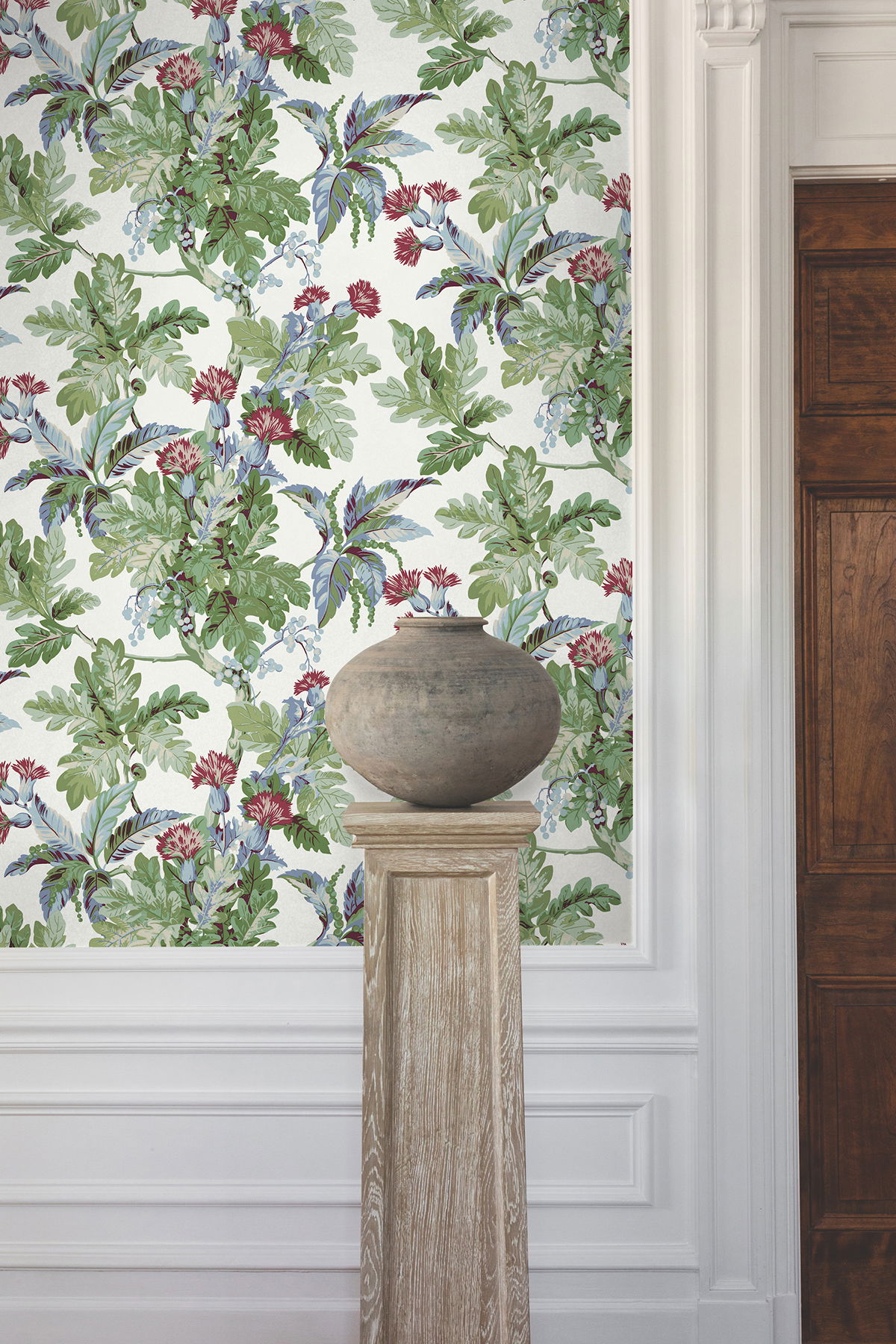 Briarwood White Wallpaper large image 
