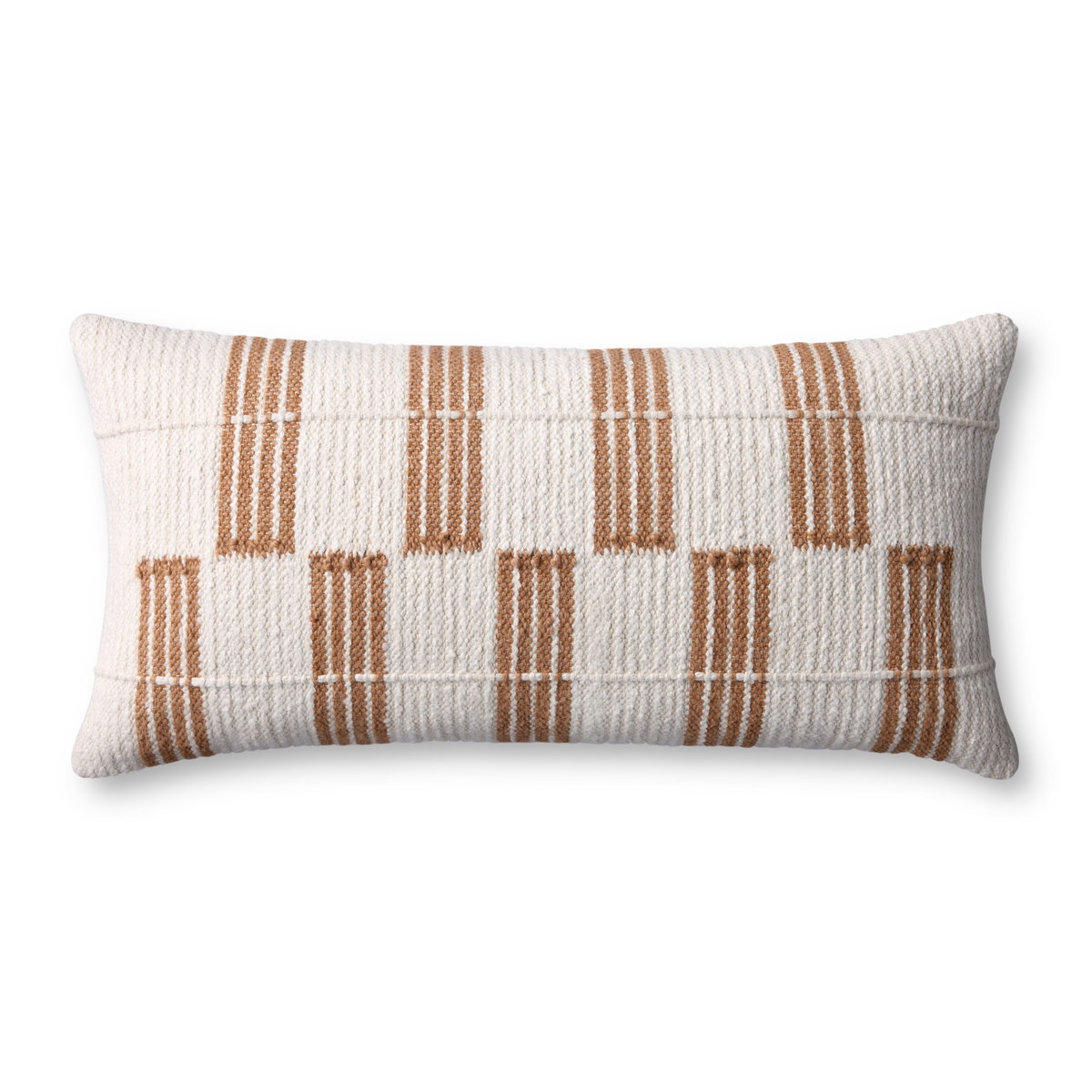 Loloi Rust Pillow, Decorative Pillow, 12" length x 27" width View 1