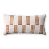 Loloi Rust Pillow, Decorative Pillow, 12" length x 27" width thumbnail 1