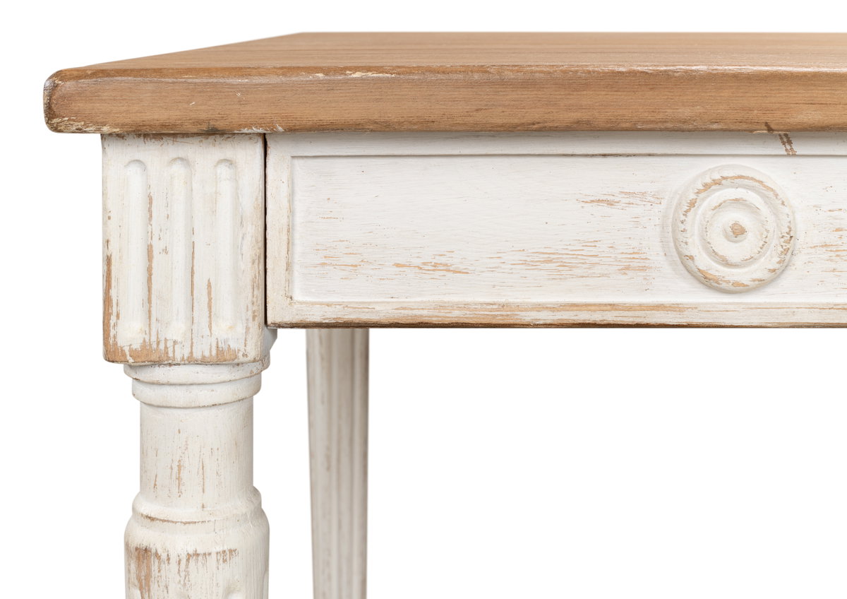 Lady's Dining Table, by Sarreid, 2'8" length x 5'3" width x 2'7" height View 7