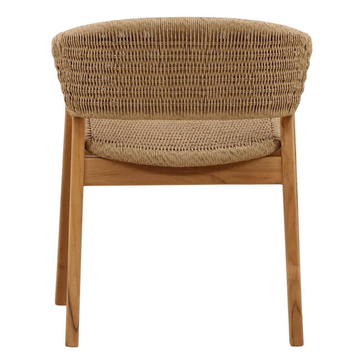 Arrow Outdoor Dining Chair Natural, by Dovetail, 23.81" width x 30" height x 23.42" depth View 4