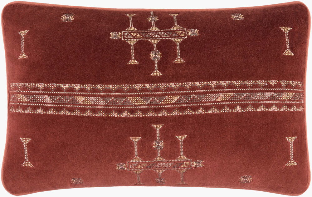 Velour Lumbar Pillow large image 