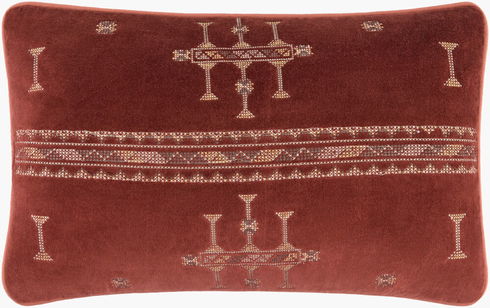 Velour Lumbar Pillow