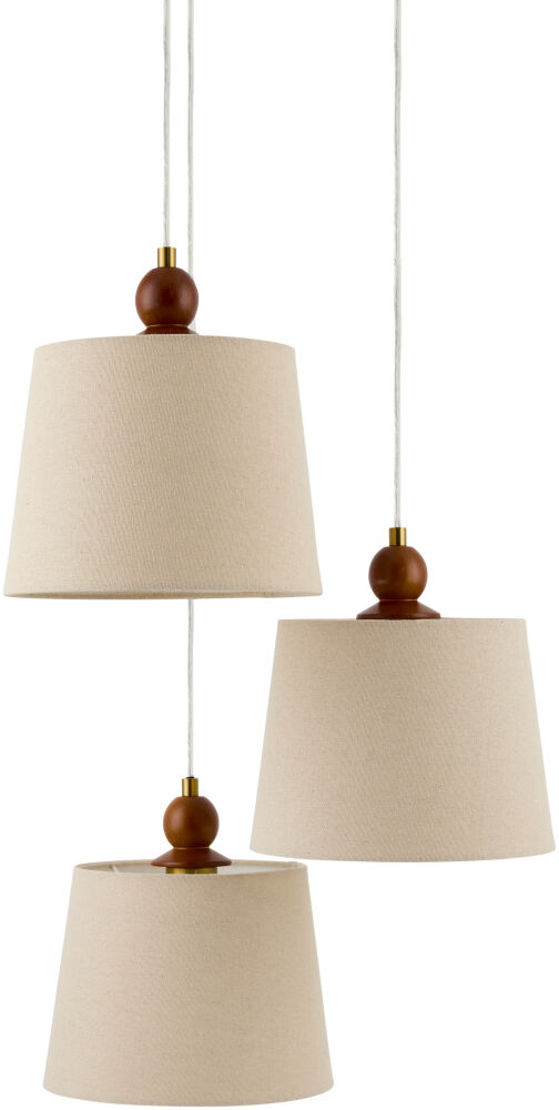 Wiluna Chandelier, by Surya, 20" length x 20" width x 59" height