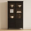 Henry Metal Tall Cabinet Black, Cabinets & Sideboard by Moe's Home, 48.5" width x 78" height x 17.5" depth thumbnail 8