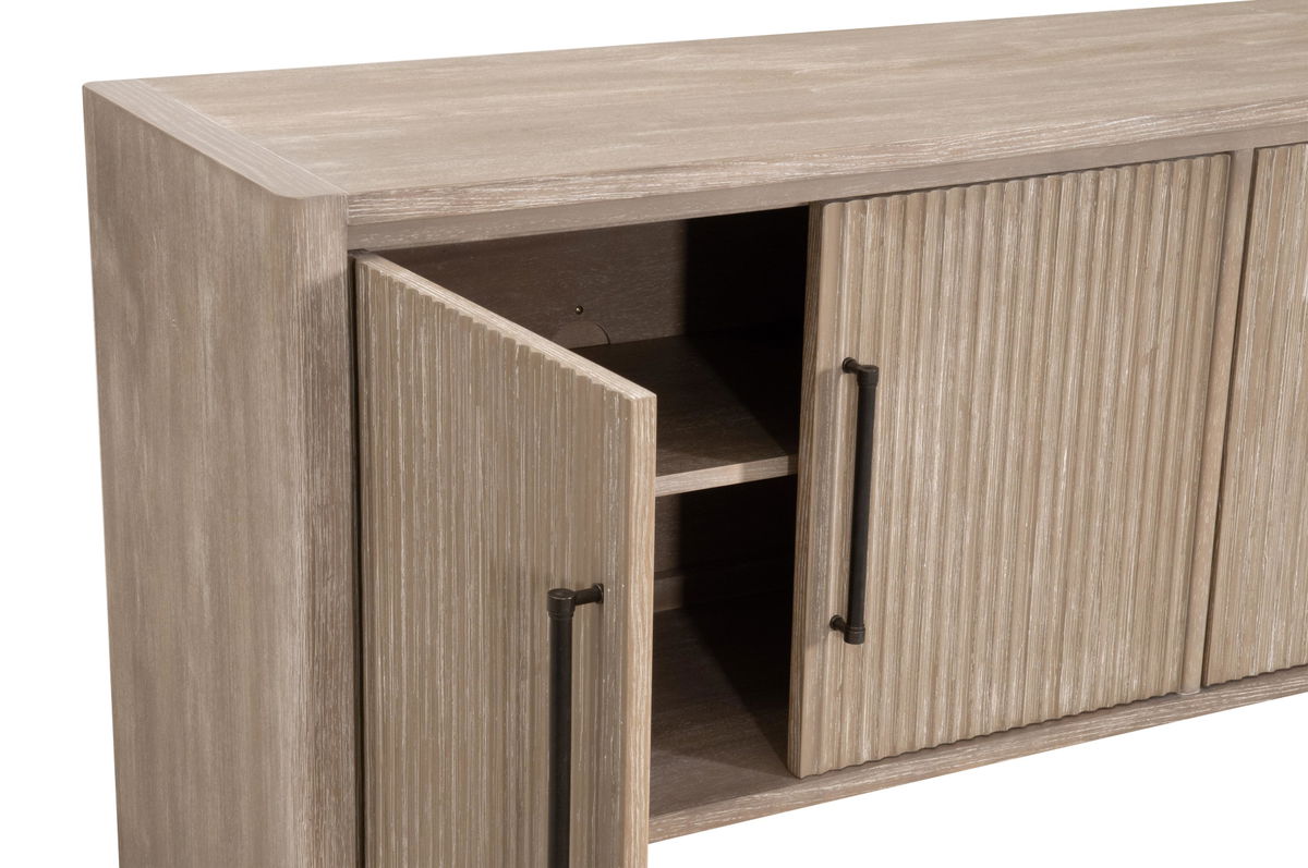 Halloway Media Sideboard, Cabinets & Sideboard by Essentials for Living, 74" width x 32" height x 18.5" depth View 12