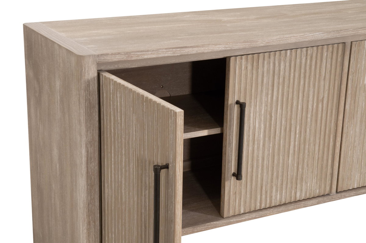 Halloway Media Sideboard, Cabinets & Sideboard by Essentials for Living, 74" width x 32" height x 18.5" depth View 12
