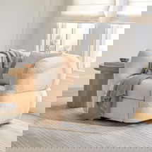 Online Designer Bedroom Quinn 40.5" Swivel Lounge Chair - Nouna Pearl