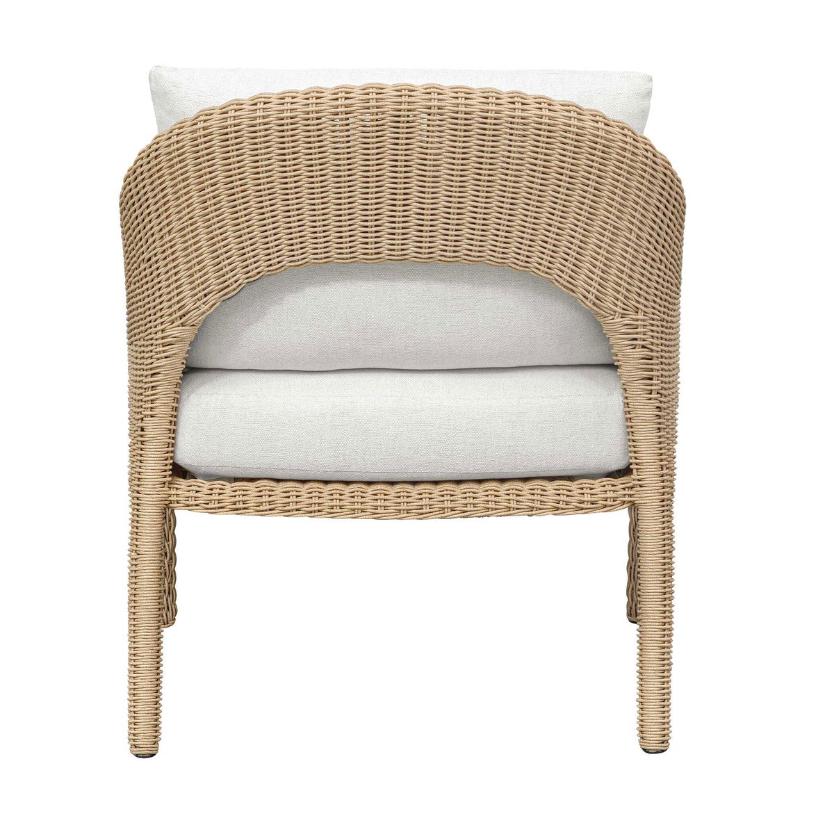 Kavali Outdoor Wicker Lounge Chair, Outdoor Chair by Uttermost, 2'4.5" width x 2'10.7" height x 2'6" depth View 7