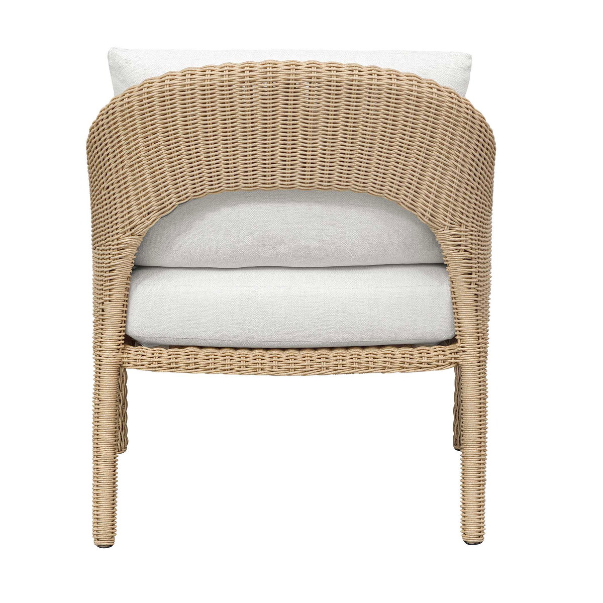 Kavali Outdoor Wicker Lounge Chair, Outdoor Chair by Uttermost, 2'4.5" width x 2'10.7" height x 2'6" depth View 7