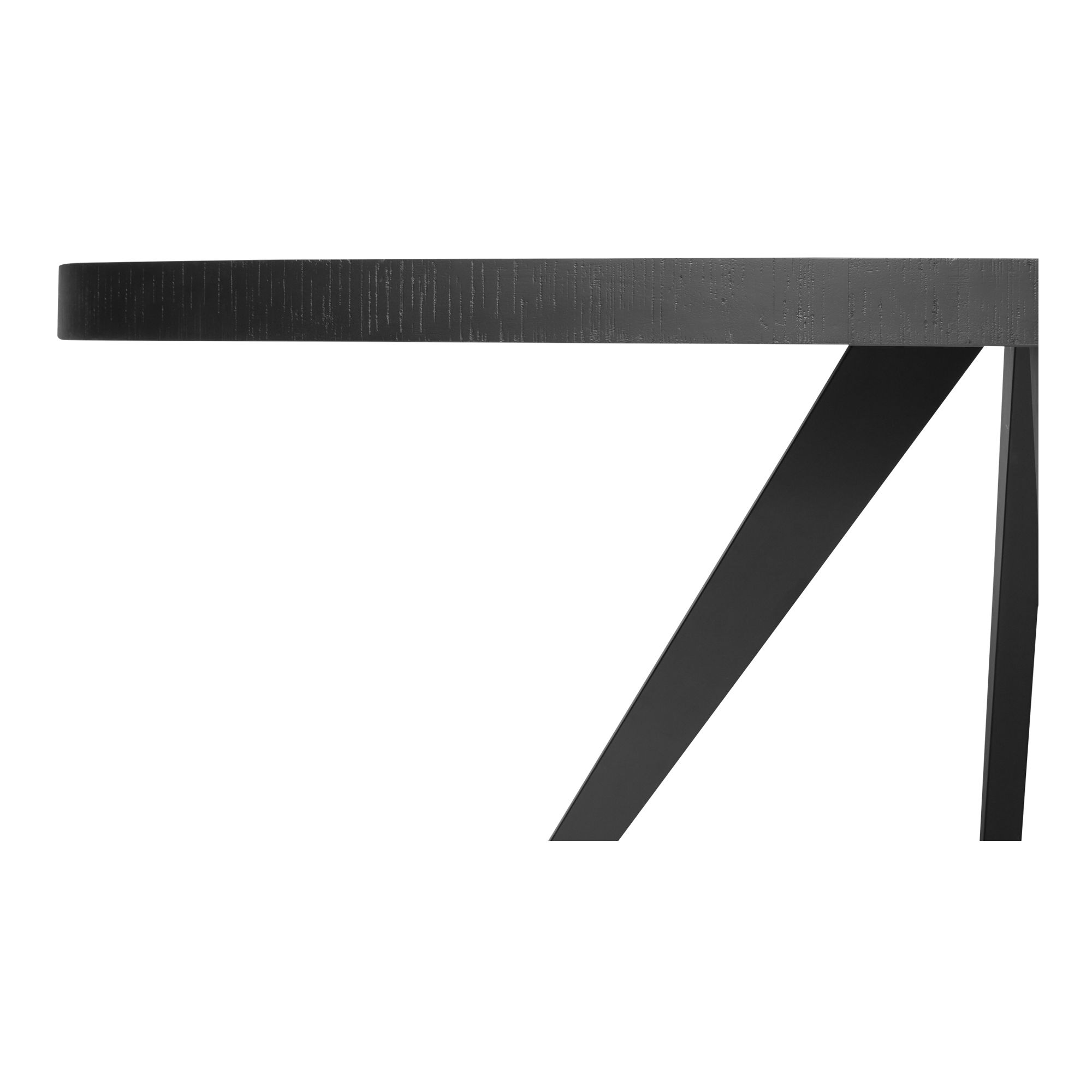 Parq Oval Dining Table Black large image 