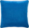 Quilted Cotton Velvet Accent Pillow, Decorative Pillow by Surya, 20" length x 20" width thumbnail