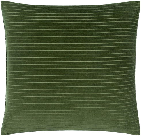 Cotton Velvet Stripes Accent Pillow