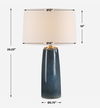 Submerged Deep Blue Table Lamp thumbnail 2