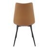 Alibi Dining Chair Tan - Set Of Two, by Moe's Home, 18" width x 33" height x 20" depth thumbnail 6