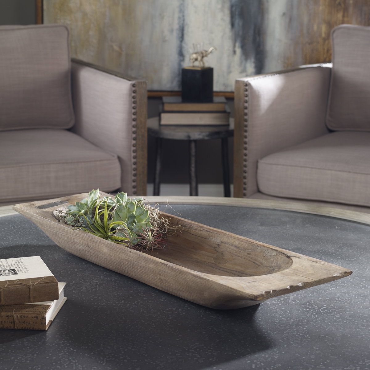 Dough Tray, Decorative by Uttermost, 30" width x 3" height x 9" depth View 5