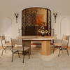 Sartoria Dining Table Breccia Marble, by Moe's Home, 72" width x 30" height x 40" depth thumbnail 9