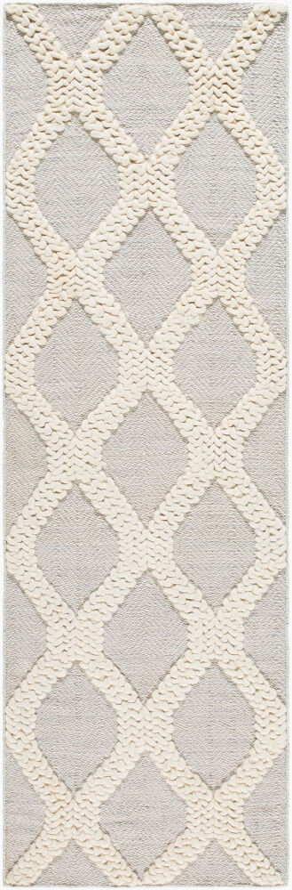 Nina Handmade Rug, by Surya, 8' length x 2'6" width