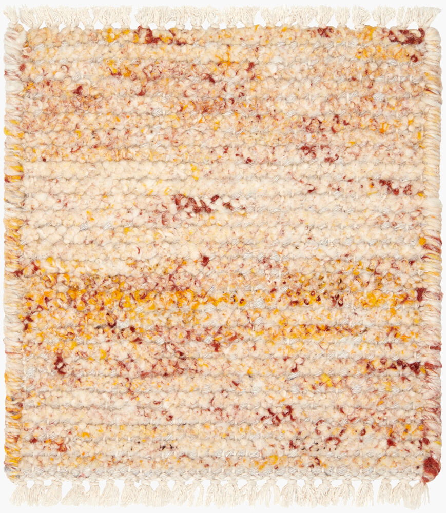 Saga Handmade Rug, by Surya, 1'6" length x 1'6" width