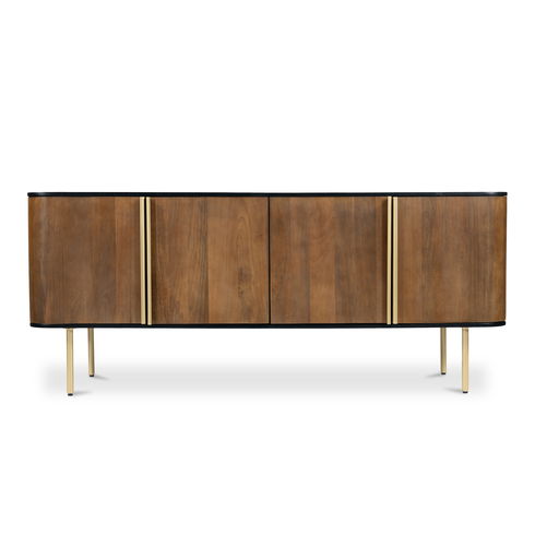 Dionne 4 Door Sideboard Brass