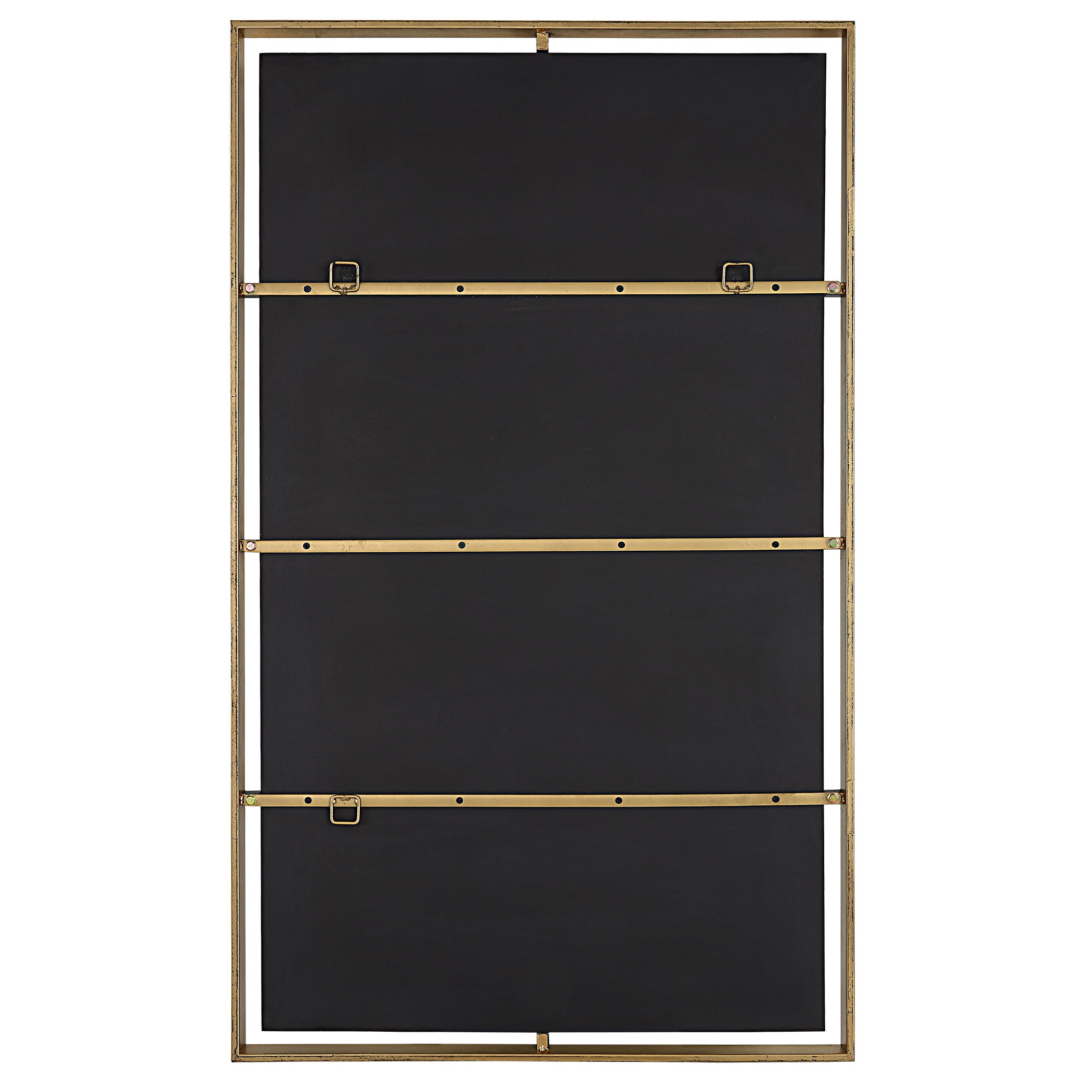 Egon Gold Wall Mirror, by Uttermost, 29.87" width x 50" height x 1.62" depth View 7