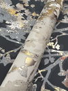 Shimmering Foliage Black Wallpaper thumbnail 4