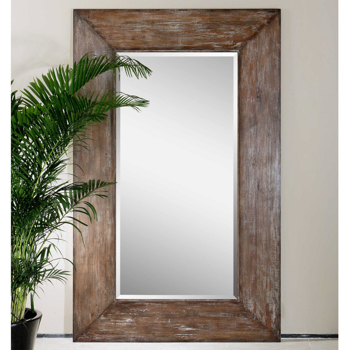 Langford Large Wood Mirror, by Uttermost, 50.5" width x 80.5" height x 2" depth View 2