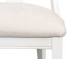 Deco Side Chair Cortina White Taupe, by Sarreid, 1'9" length x 1'8" width x 3'3" height thumbnail 4