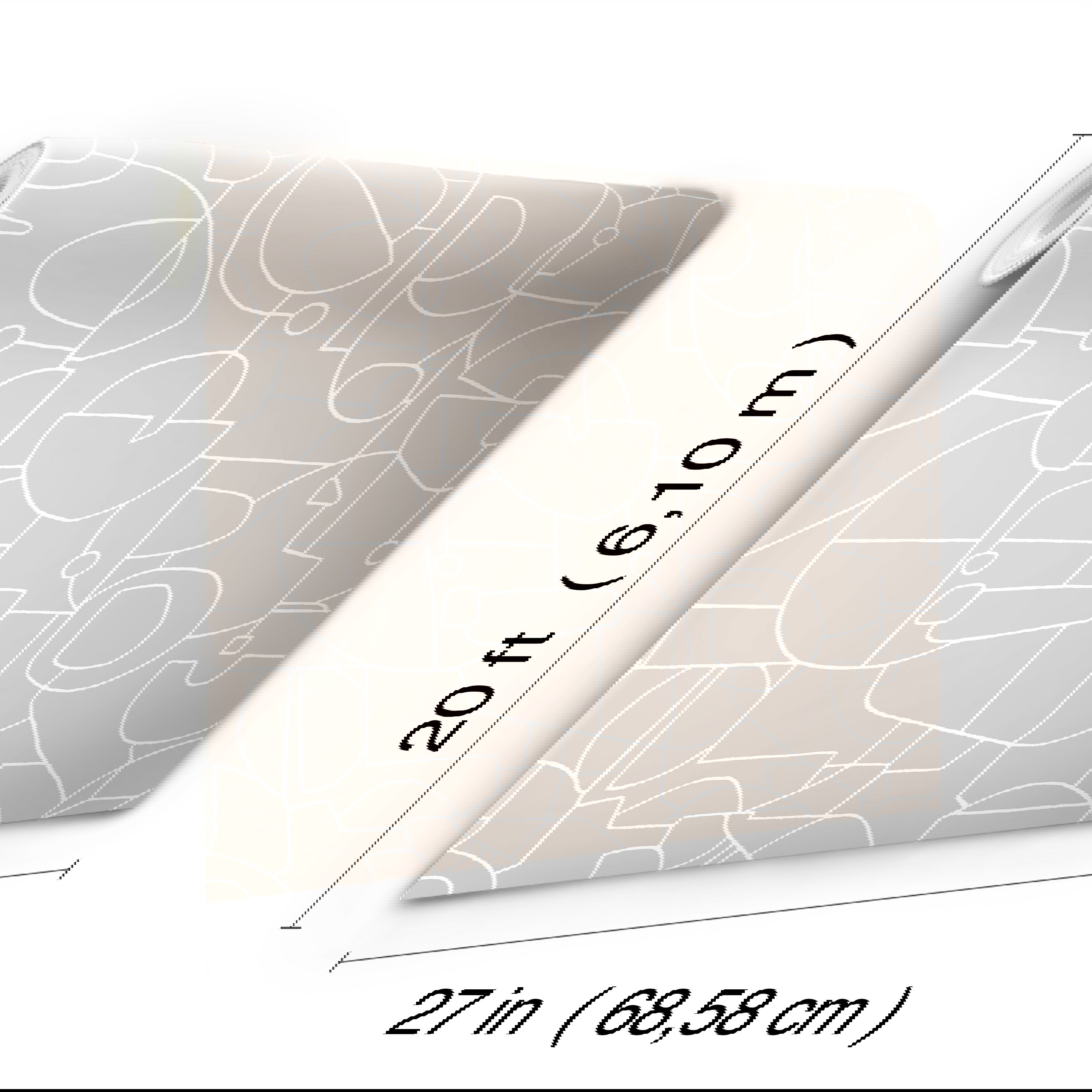 Robotics Beige Peel & Stick Wallpaper, by York Wall, 20' length x 2'3" width x 0.02" depth View 7