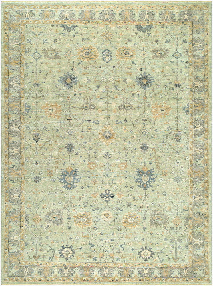 Normandy Handmade Rug, by Surya, 1'6" length x 1'6" width