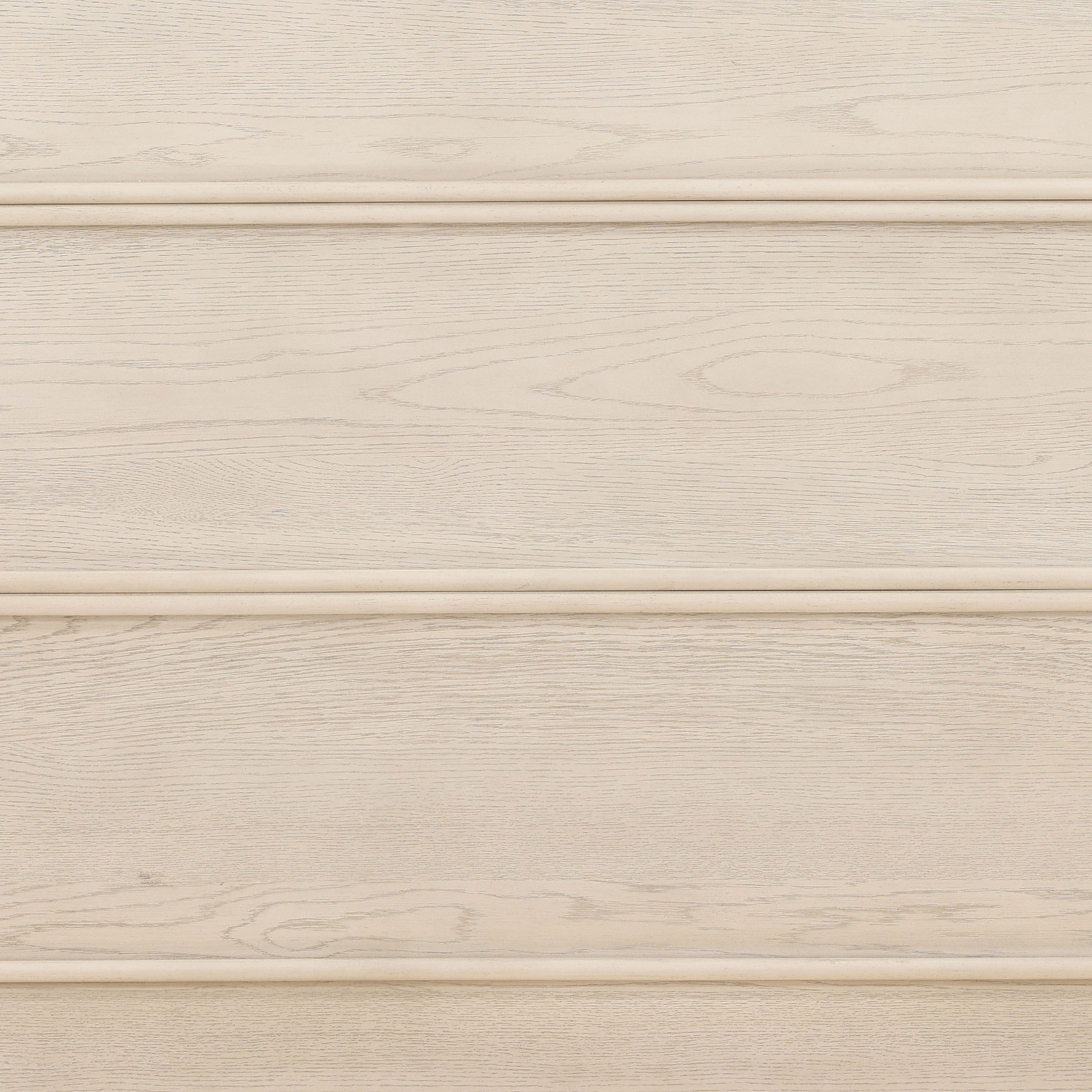 Marcellina Bed Queen Whitewash, by Dovetail, 64.5" width x 90" height x 87.3" depth View 7