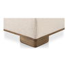 June Ottoman Oatmeal, by Moe's Home, 35" width x 16.5" height x 35" depth thumbnail 4