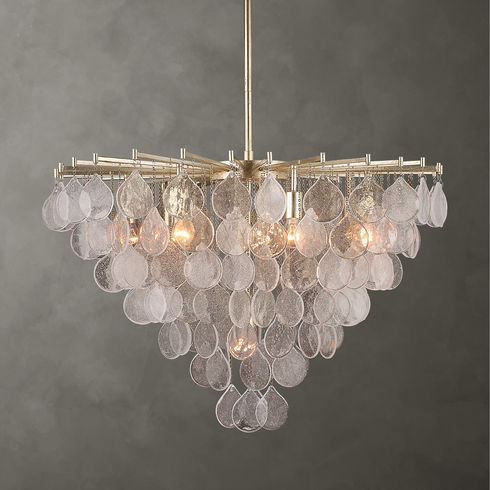 Goccia 8 Light Tear Drop Glass Pendant