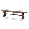 Stratford Salvaged Wood Bench thumbnail 2