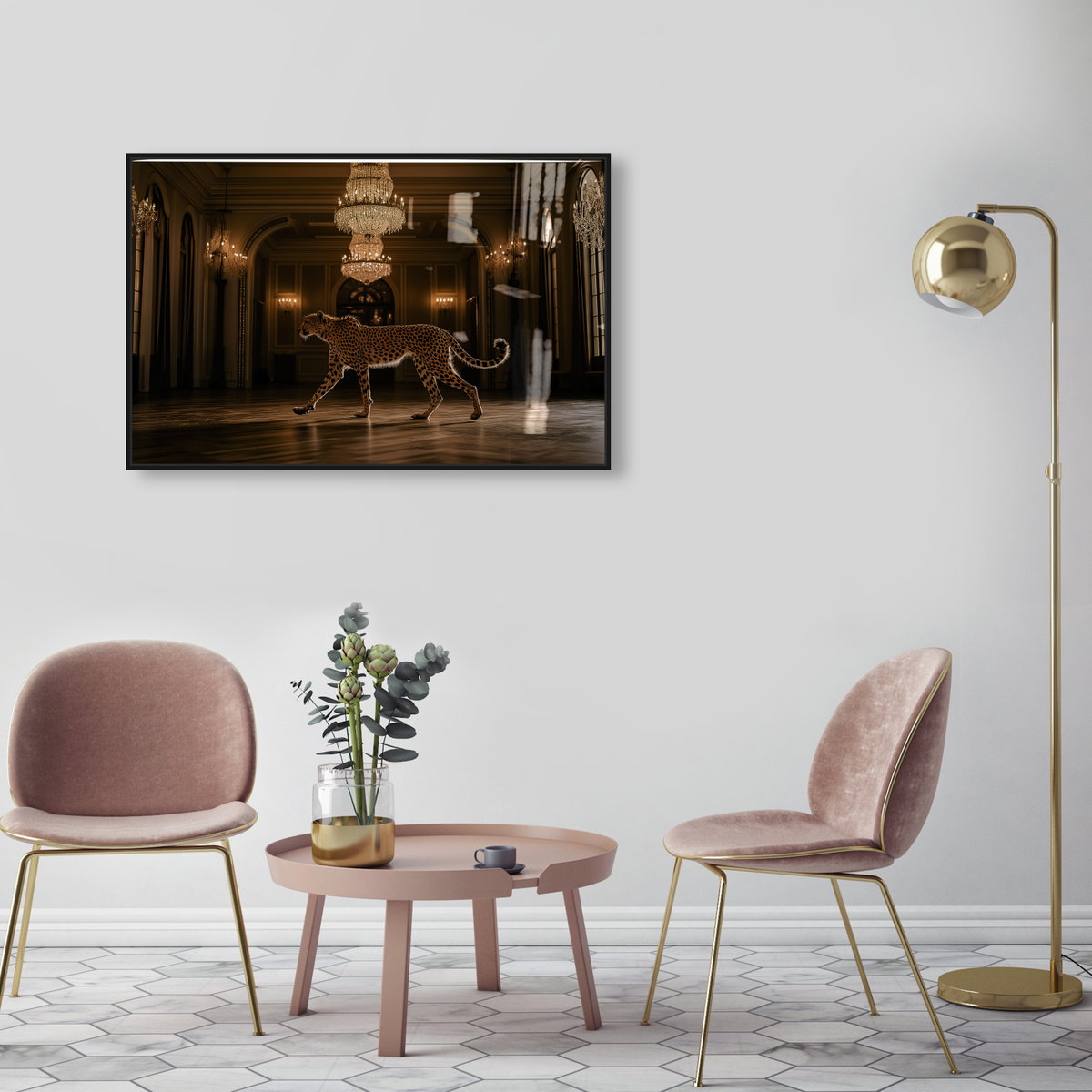 Wild in the Palace (Resin), Art by Oliver Gal,  36x24 View 3