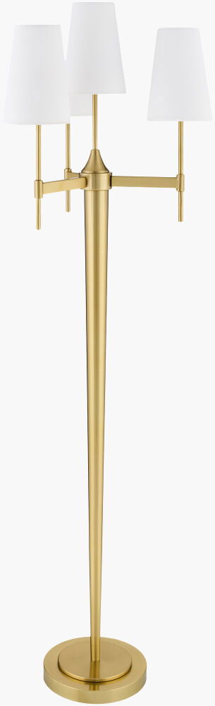 Tarro Accent Floor Lamp, by Surya, 15" width x 68" height